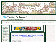 Tablet Screenshot of monkeybizs.com